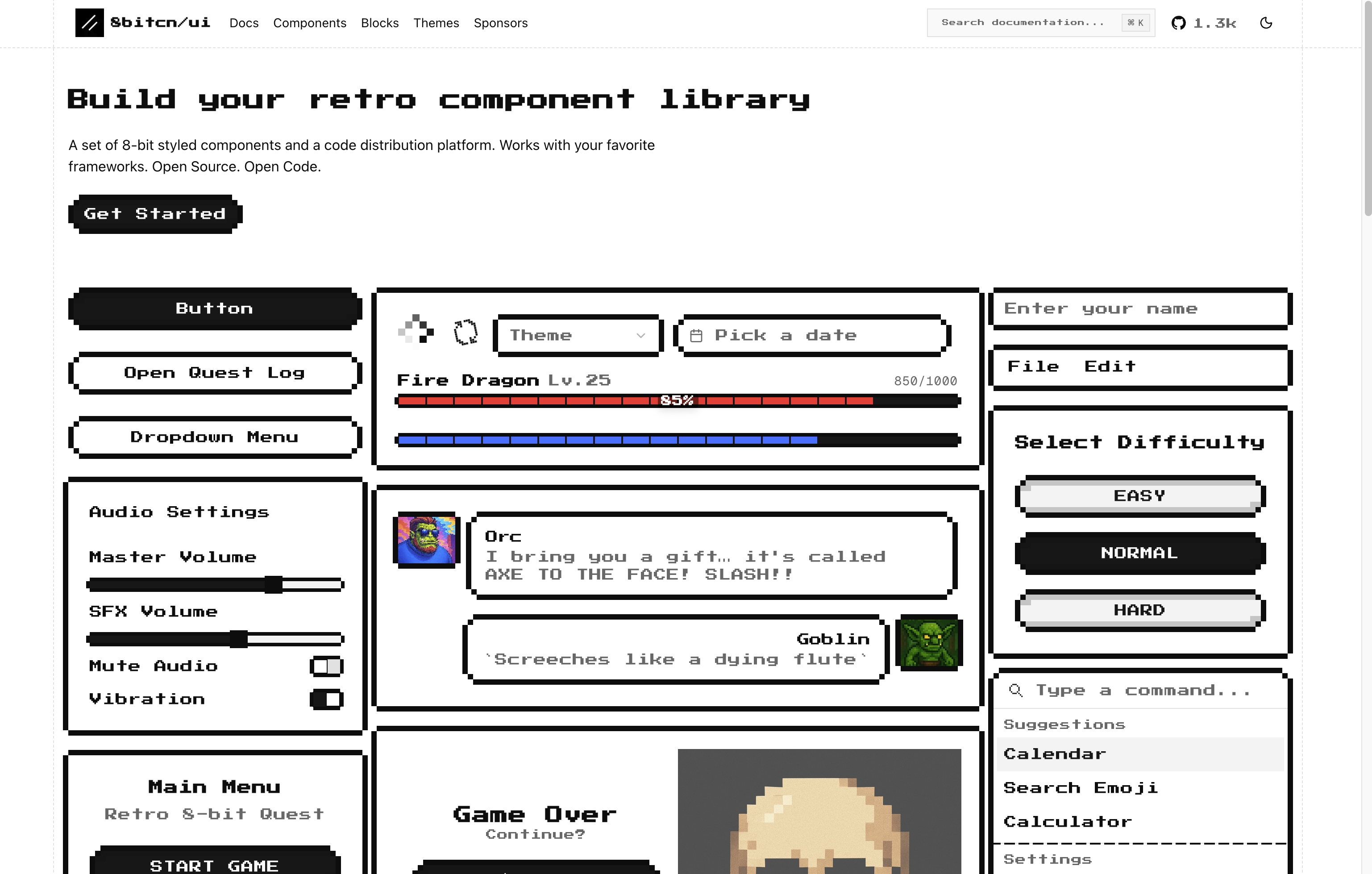 8bitcn/ui
